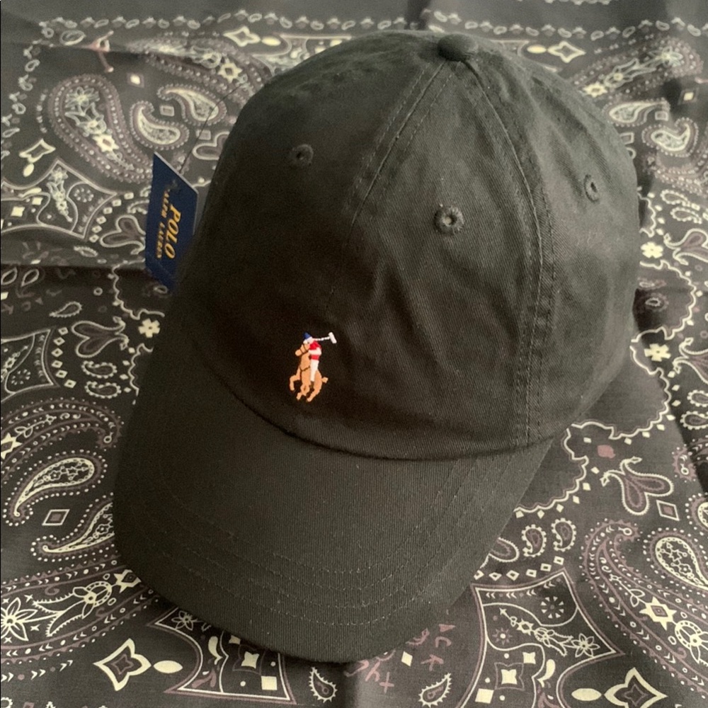 Polo by Ralph Lauren Black Baseball Cap